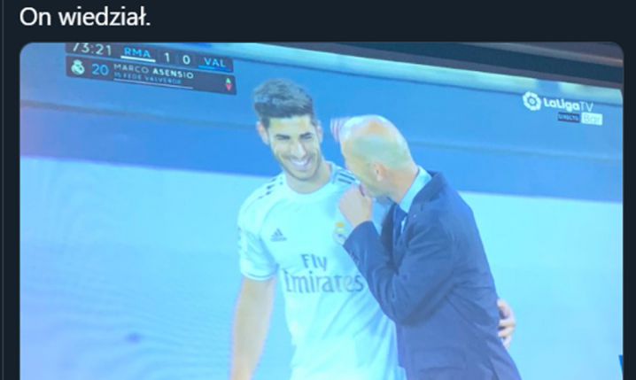 Zidane z Asensio przed wejściem na boisko.. :D